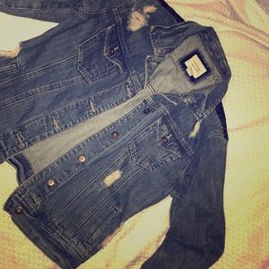 This is an oversized jean jacket from Forever 21